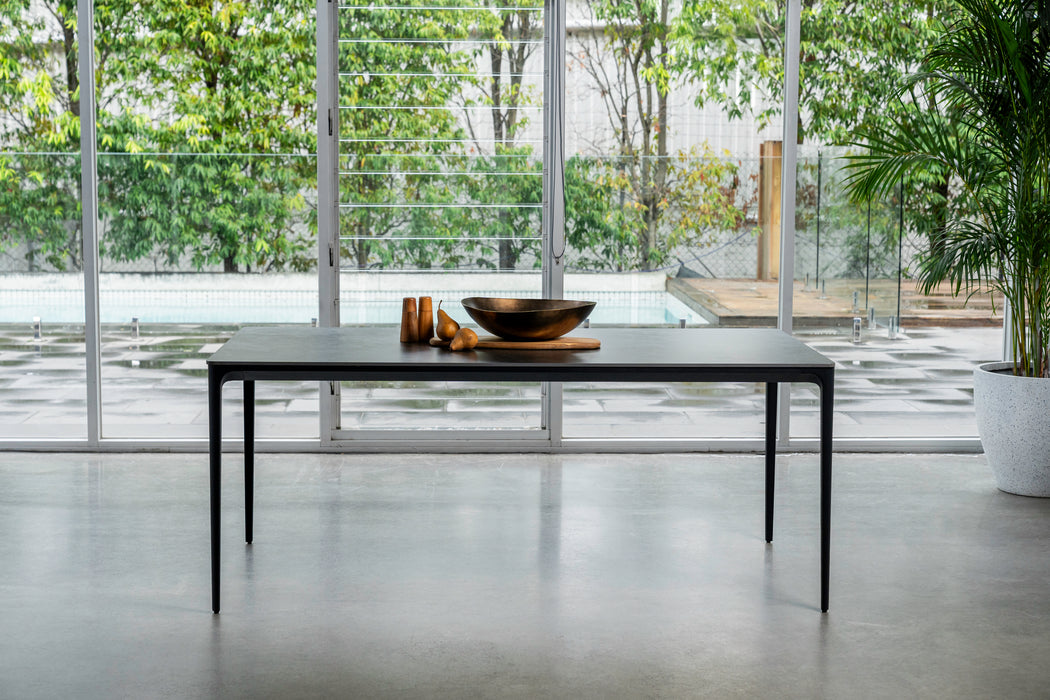 Megan Dining Table Grey Stone Ceramic