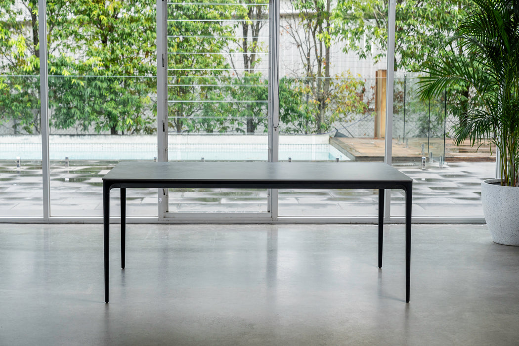 Megan Dining Table Grey Stone Ceramic