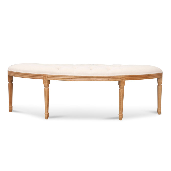 CDB8002-LJ 1.48m Oak Bench -Light Beige