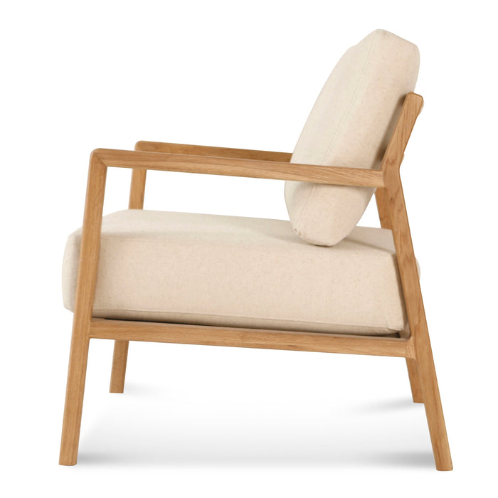 Trenton Fabric Armchair - Dawn Beige