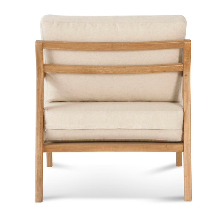 Trenton Fabric Armchair - Dawn Beige