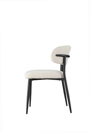 Milan Dining Chair Off White (Set of 2)