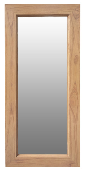 Manhattan Solid Timber Frame Standing Mirror (Natural)