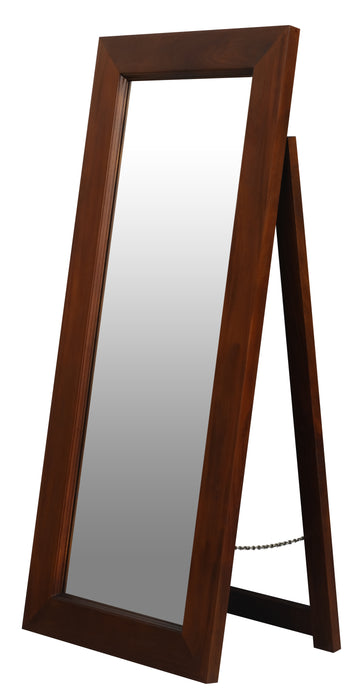 Manhattan Solid Timber Frame Standing Mirror (Mahogany)