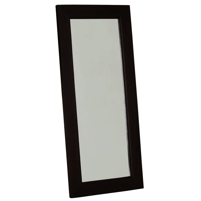 Manhattan Solid Timber Frame Wall Mirror (Chocolate)