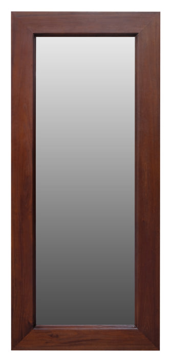 Manhattan Solid Timber Frame Wall Mirror (Mahogany)
