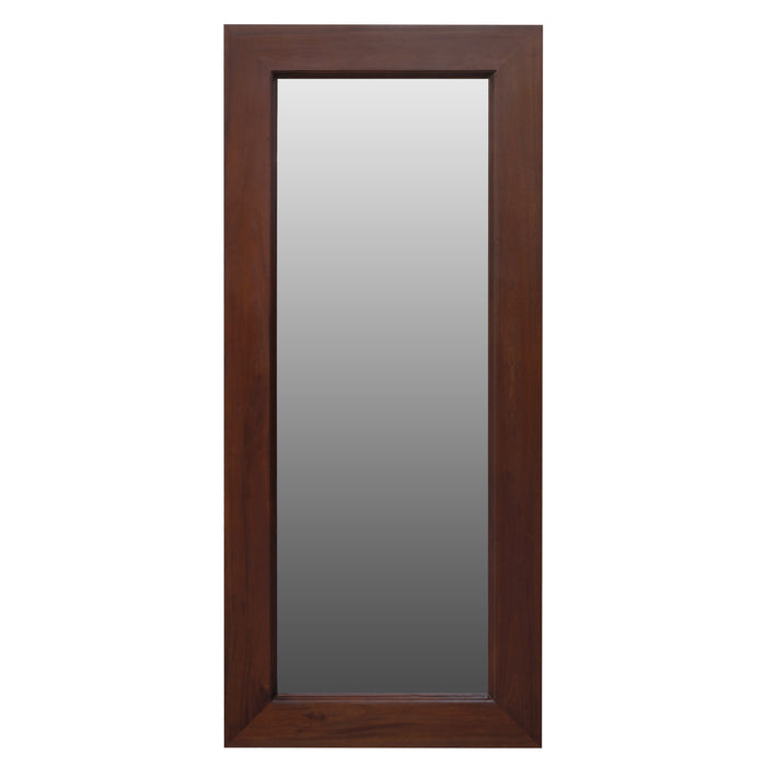 Manhattan Solid Timber Frame Wall Mirror (Mahogany)