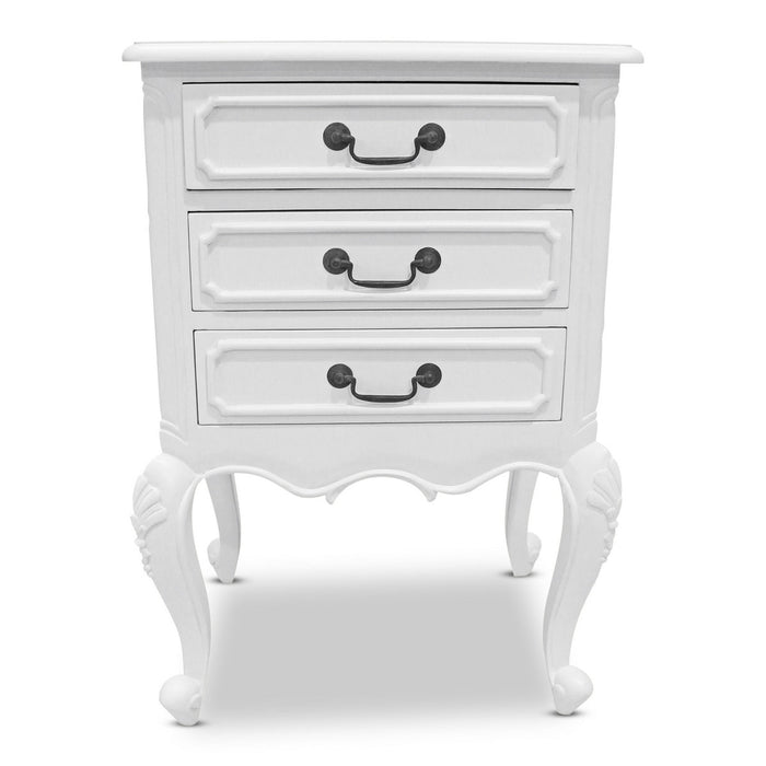 Classic Provence French Bedside - Weathered Oak