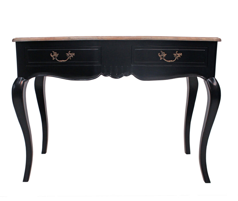 2 Drawer Provincial Hall Table - Weathered Oak