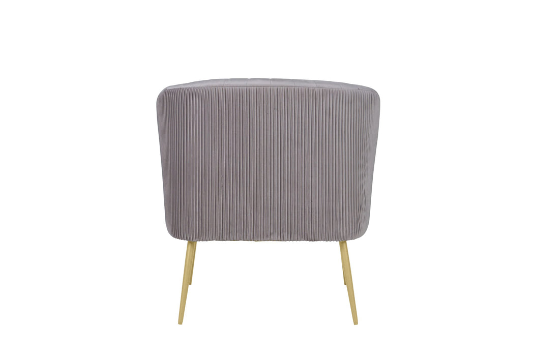 Perla Chair Grey Velvet