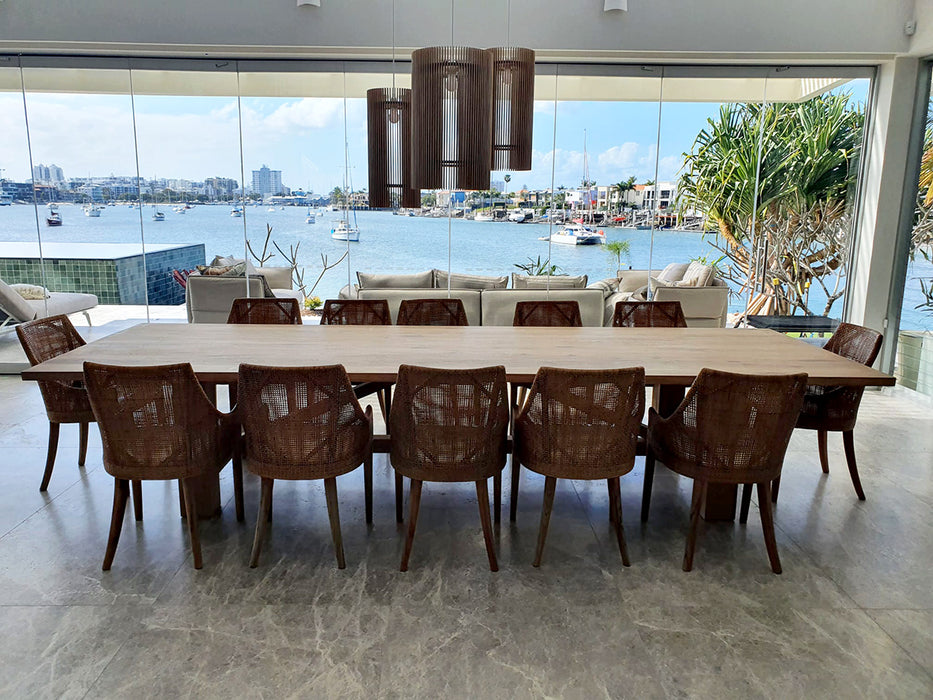 Mooloolah Dining Table - 400cm - Natural 400cm