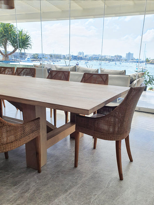 Mooloolah Dining Table - 400cm - Natural 400cm