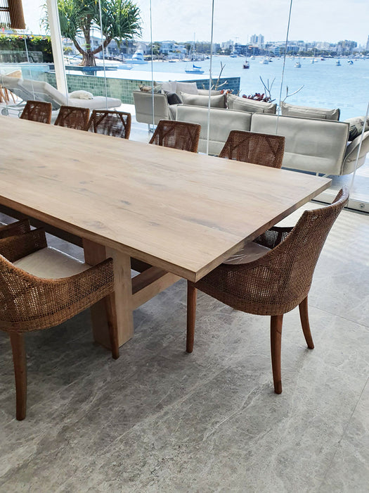 Mooloolah Dining Table - 400cm - Natural 400cm