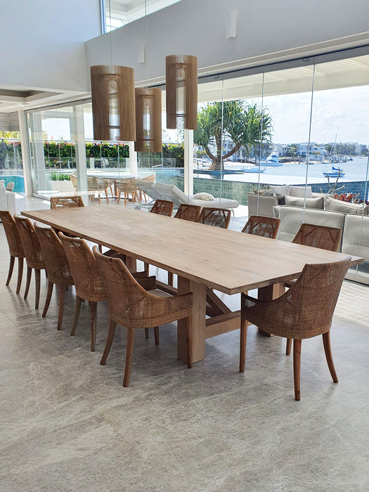 Mooloolah Dining Table - 400cm - Natural 400cm