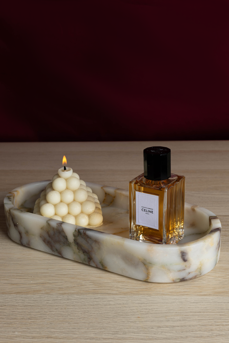 Pietra Oval Marble Tray - Calacatta Viola