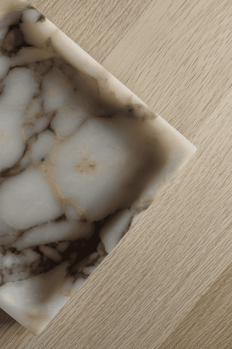 Pietra Square Marble Tray - Calacatta Viola