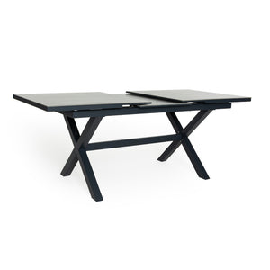 Marley Extendable Outdoor Dining Table - Charcoal - Raffinata