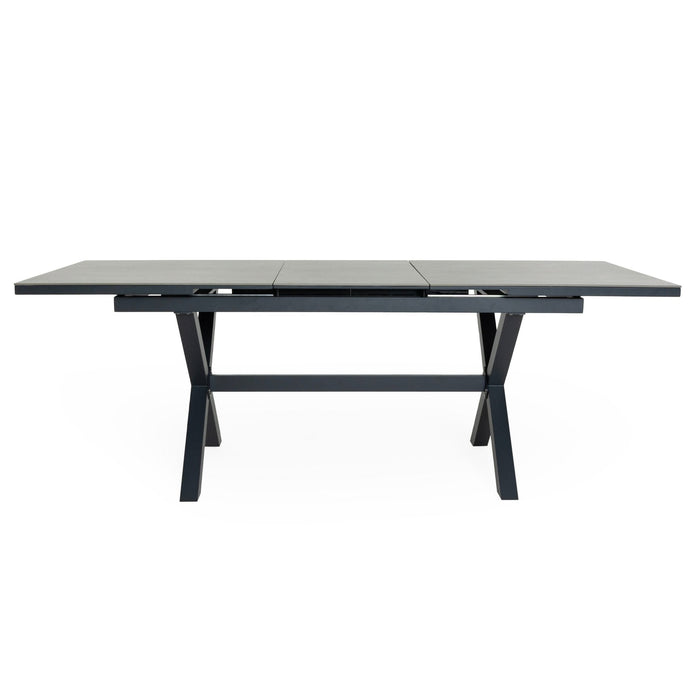 Marley Extendable Outdoor Dining Table - Charcoal - Raffinata