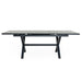 Marley Extendable Outdoor Dining Table - Charcoal - Raffinata