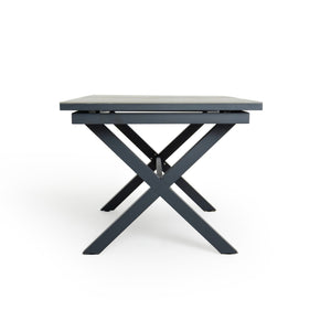 Marley Extendable Outdoor Dining Table - Charcoal - Raffinata