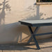 Marley Extendable Outdoor Dining Table - Charcoal - Raffinata