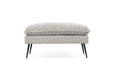 Marly Footstool - Mottled Taupe