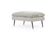 Marly Footstool - Mottled Taupe
