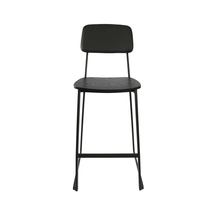 Durafurn Denver Barstool - Black Ply Seat & Backrest