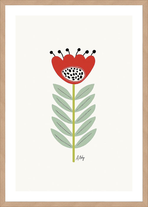 Mid Mod Flower II Wall Art