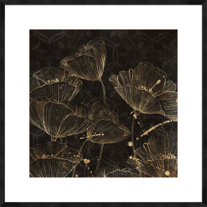 Midnight Blossoms II Wall Art