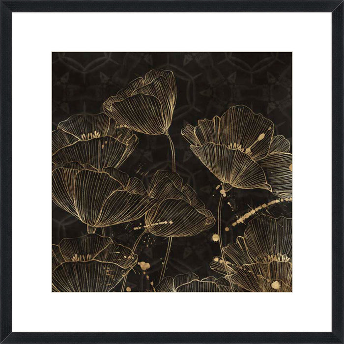 Midnight Blossoms II Wall Art