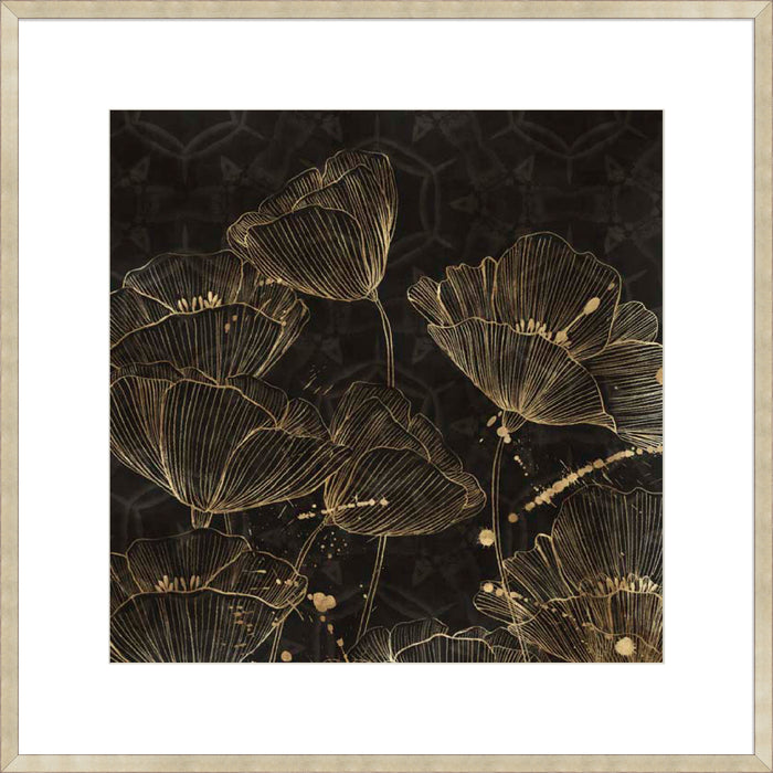 Midnight Blossoms II Wall Art