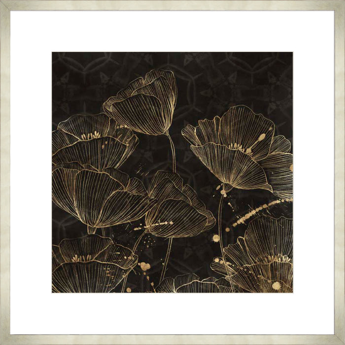 Midnight Blossoms II Wall Art