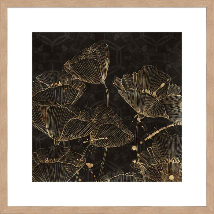 Midnight Blossoms II Wall Art