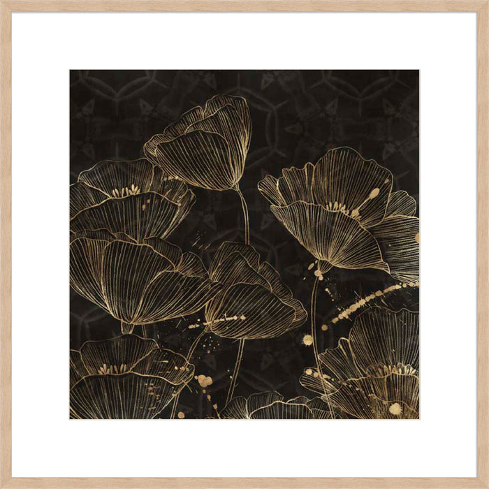 Midnight Blossoms II Wall Art