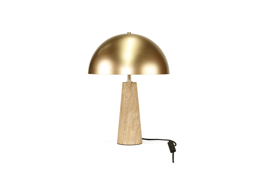 Molly Travertine Lamp - Sand