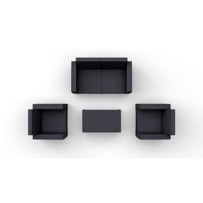Siesta Monaco Lounge Set - Anthracite - No Cushions