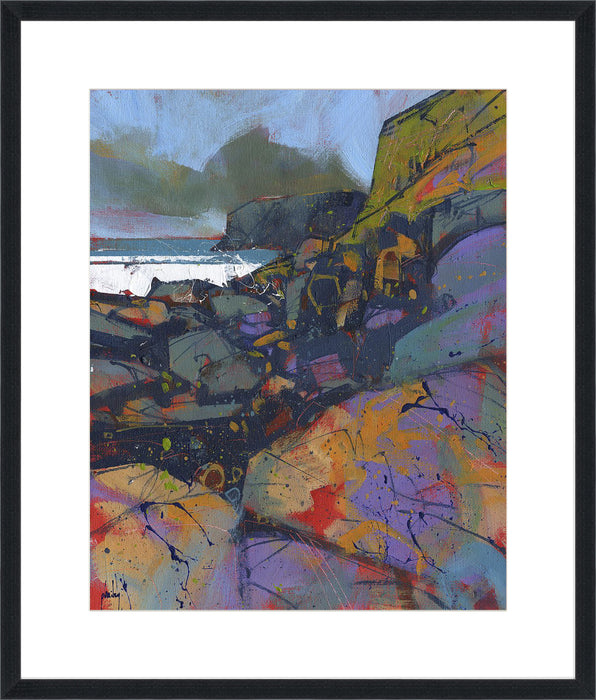 Morfa Cove Rocks Wall Art