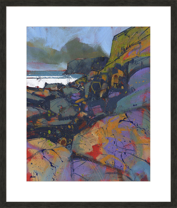 Morfa Cove Rocks Wall Art
