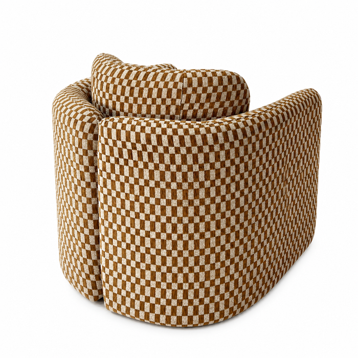 Munson Textured Fabric Accent Chair - MONACO