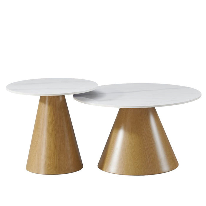 Pembroke Coffee Table Set - Oak with Oak Legs