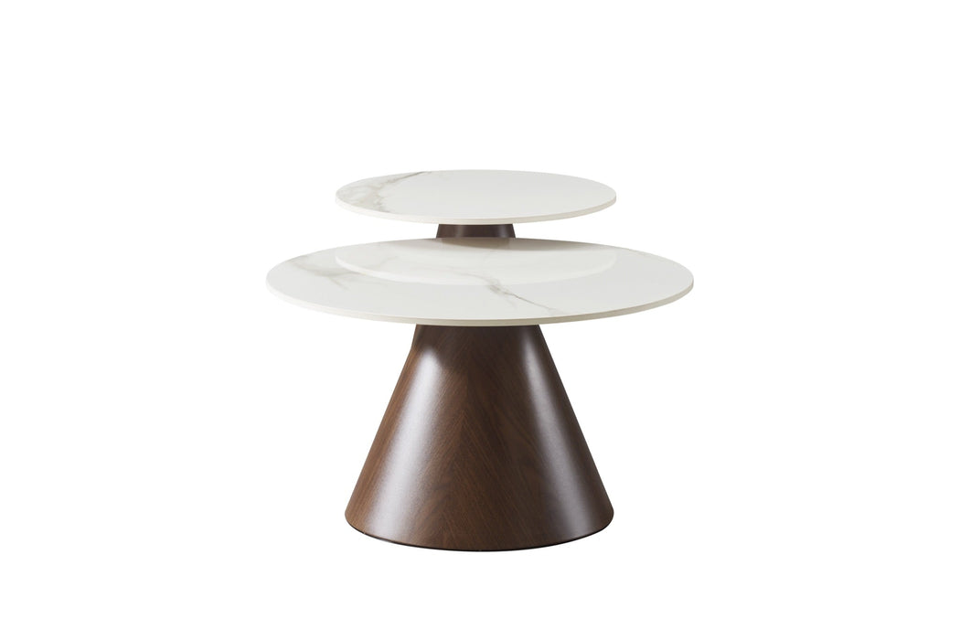Pembroke Coffee Table Set - Walnut with Walnut Legs