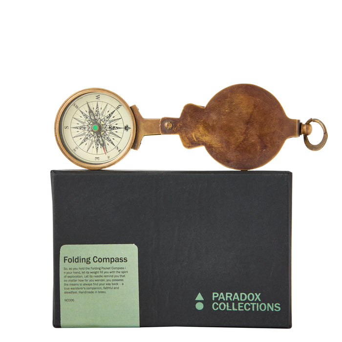 Folding Compass - Brass