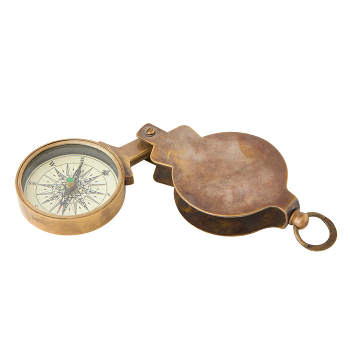 Folding Compass - Brass