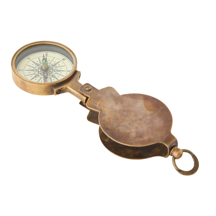 Folding Compass - Brass
