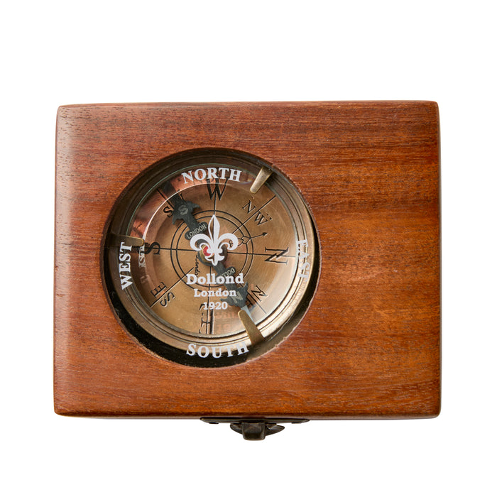 Box Compass - Brass