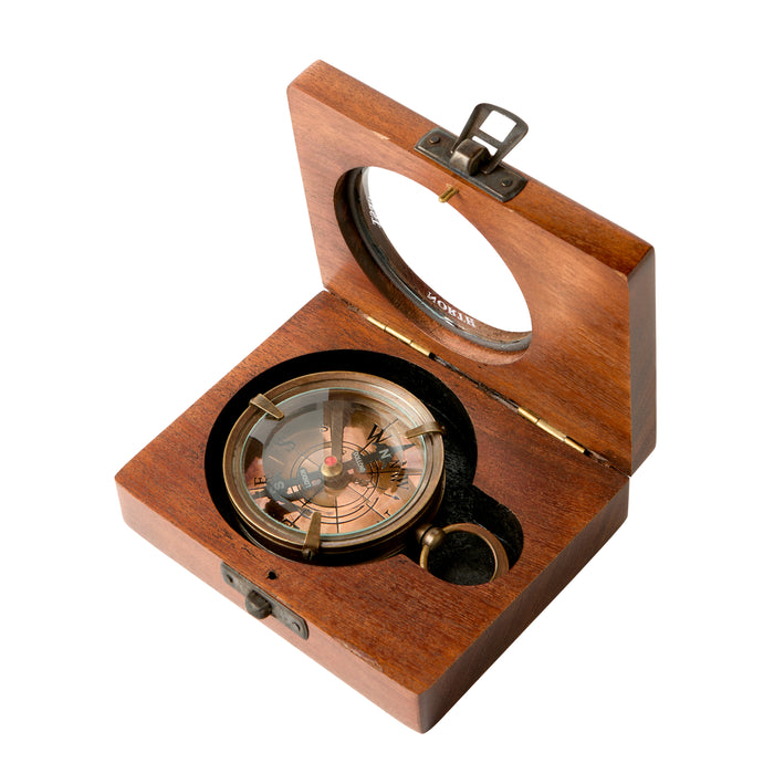 Box Compass - Brass