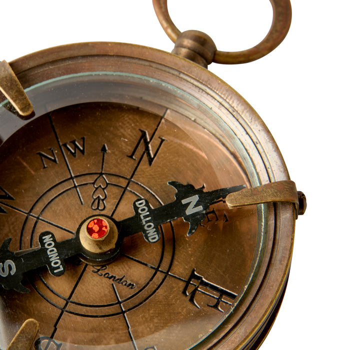 Box Compass - Brass