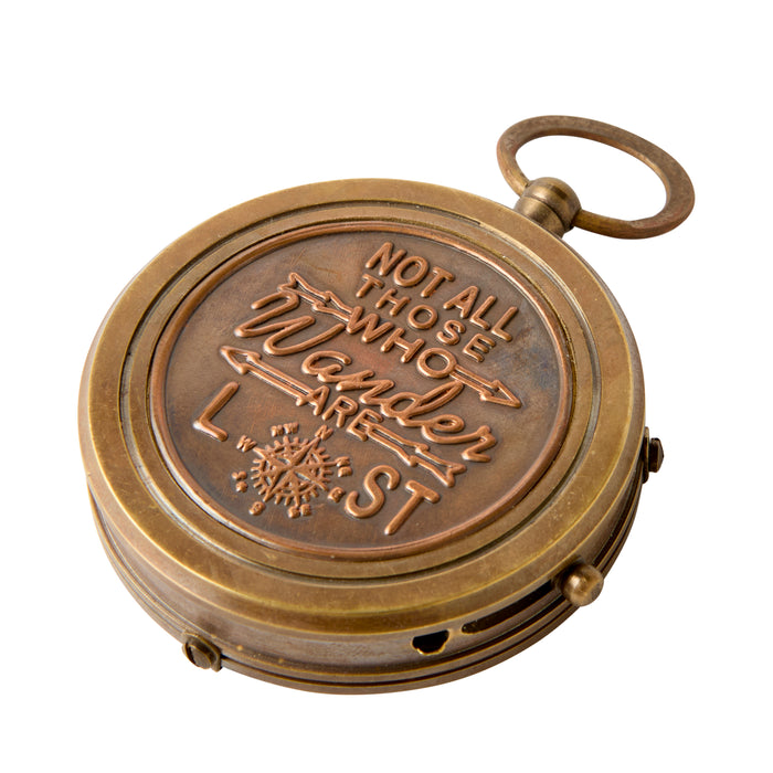 Box Compass - Brass