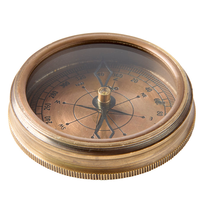 Australian Penny Compass - Brass